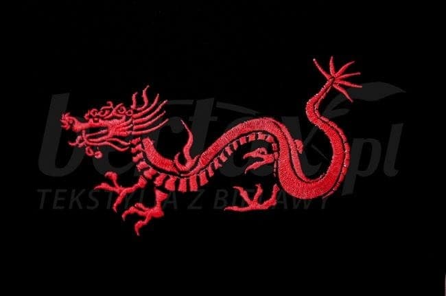 Pościel Satynowa Haftowana DRAGONS 220x200 - zdjęcie 2