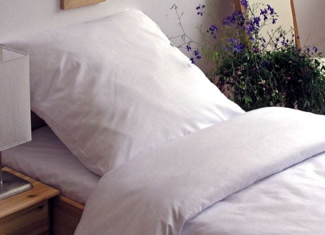 10x Poszwa Hotelowa Biała Noris 140x220  (na zakładkę) - zdjęcie 2