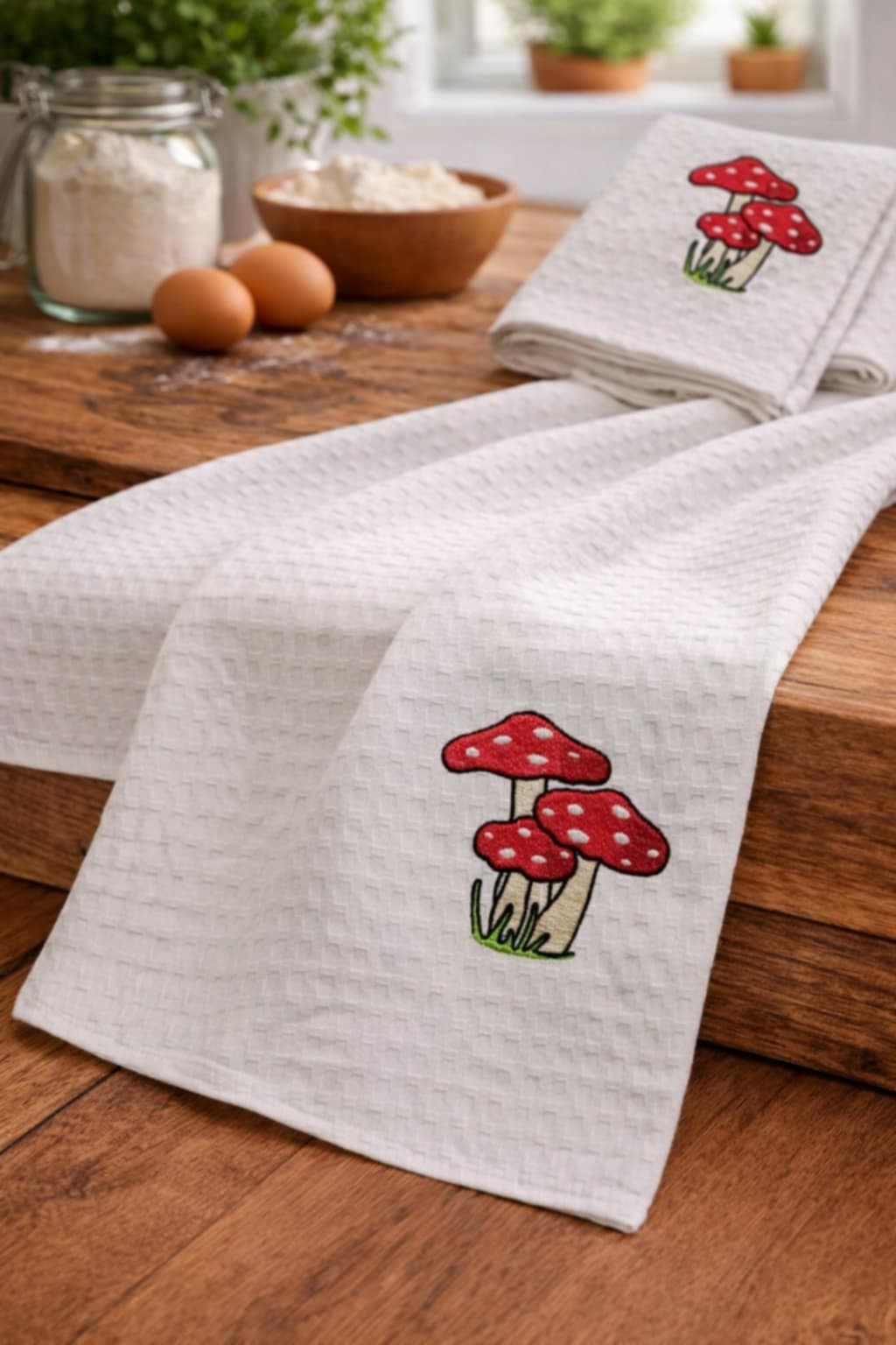 Komplet Ściereczek Grzybki 3szt - zdjęcie 2