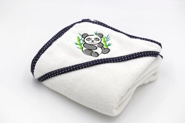 Ręcznik Dziecięcy Frotte z Kapturkiem Panda - zdjęcie 2